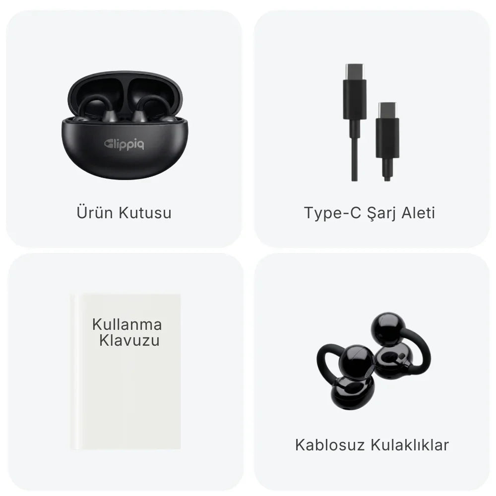 Click Pods — Klips Tasarımlı Açık Kulak Kablosuz Kulaklık
